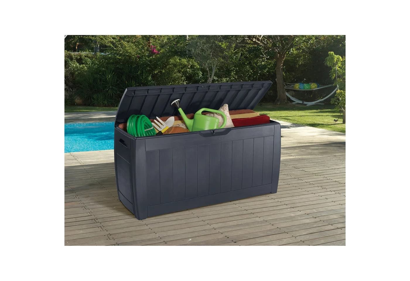 Keter Gartenbox Hollywood 270l Graphit - Bild 5