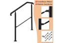 AICA Treppengeländer Edelstahl verstellbar 108 cm Länge Bild 5