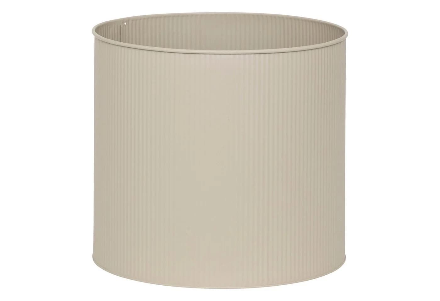 Atmosphera Metall Blumentopf Set 2-tlg. Beige/Grün - Bild 3