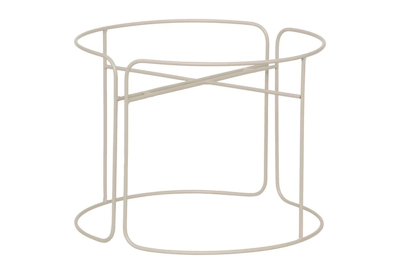 Atmosphera Metall Blumentopf Set 2-tlg. Beige/Grün - Bild 5