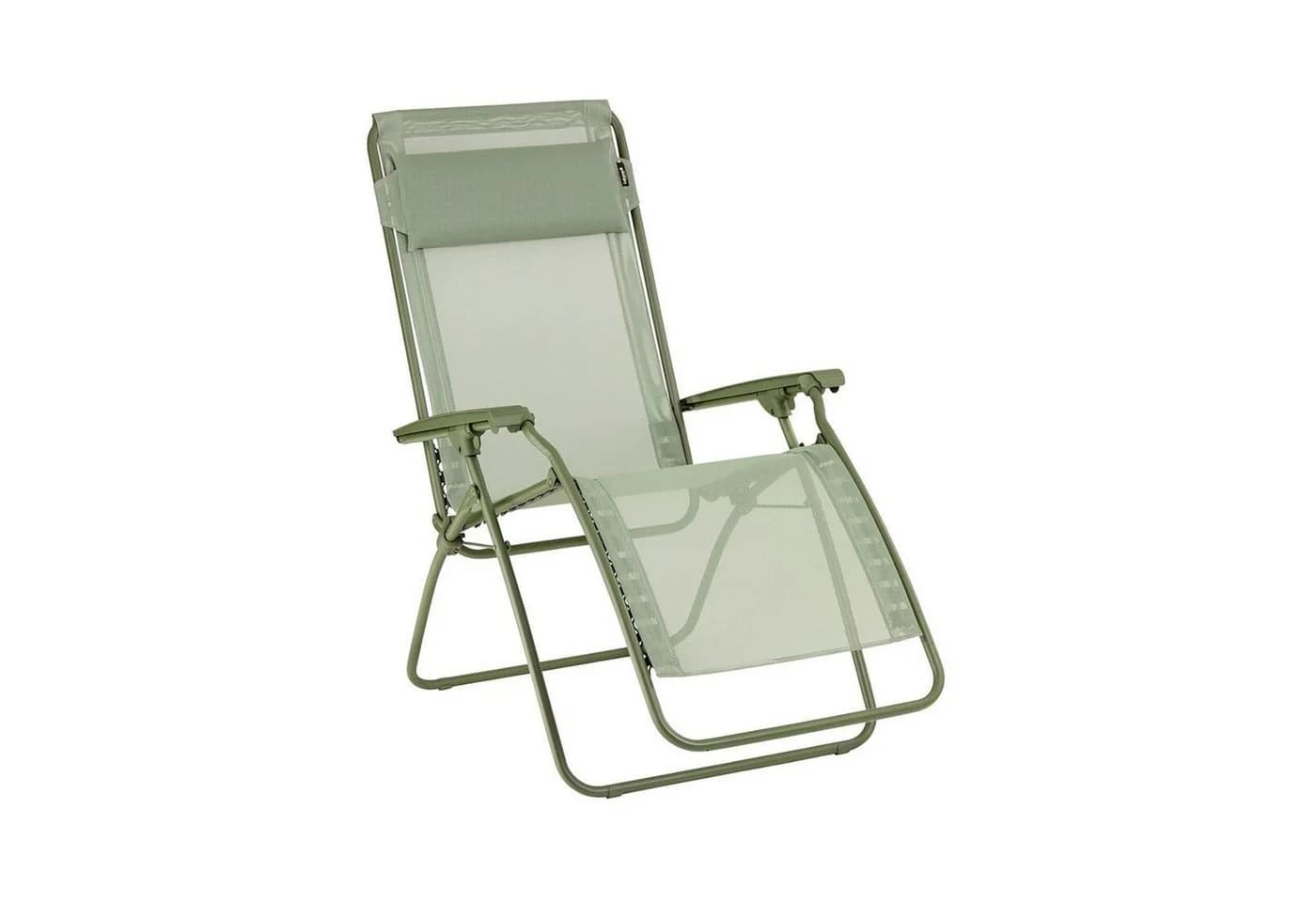 Lafuma Gartenliege R CLIP NATURA COLORBLOCK Moosgrün - Bild 2