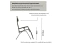 Lafuma Relaxliege RSX Relax Clip Graphit mit Schutzhaube Bild 5