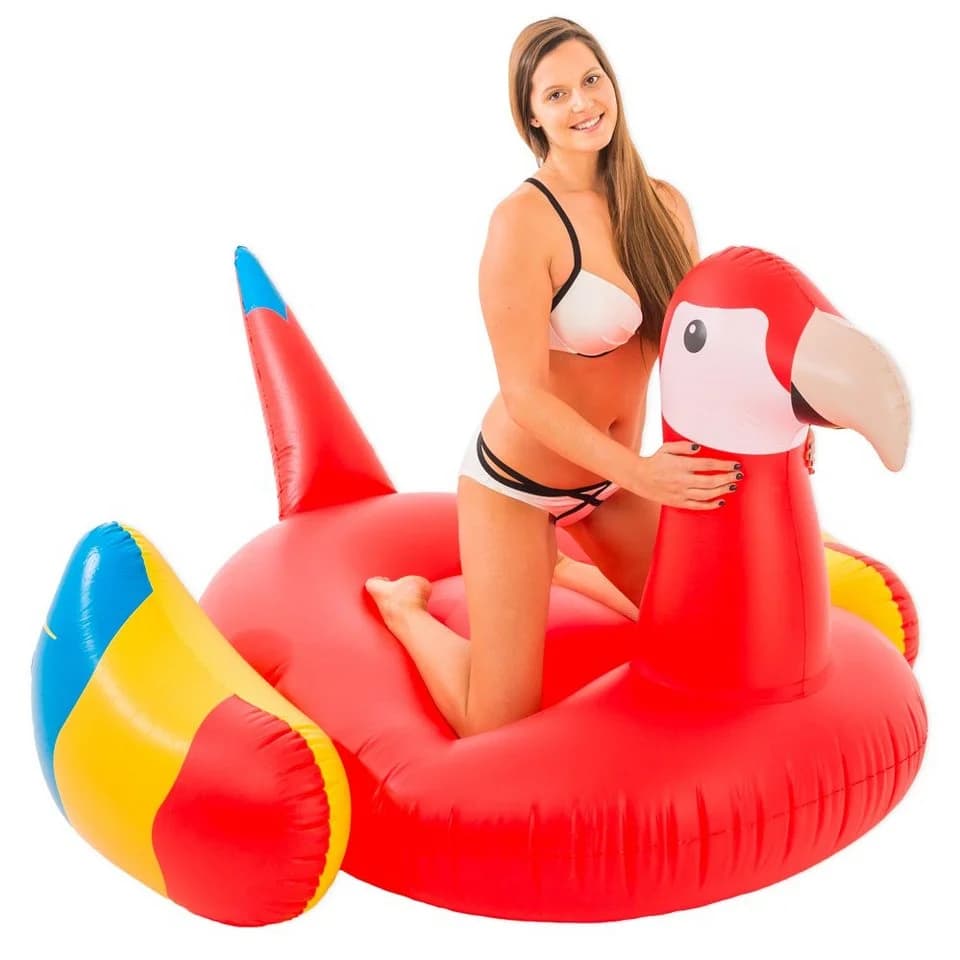 DIDAK POOL Luftmatratze XXL Schwimmtier Papagei - Bild 2