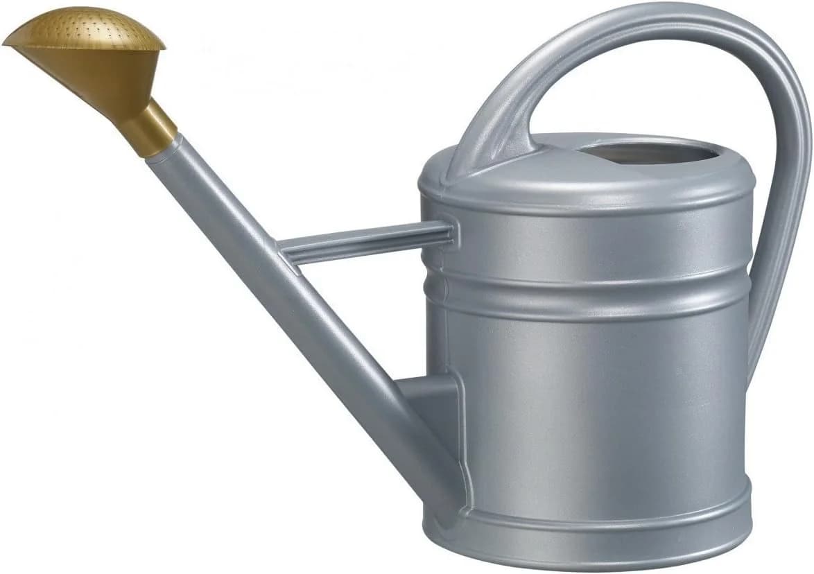 Geli Gießkanne ANTIQUA zinkfarbig ca. 10 ltr. PE Kunststoff
