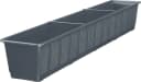 Geli Blumenkasten Standard 100 cm Anthrazit Kunststoff Bild 1