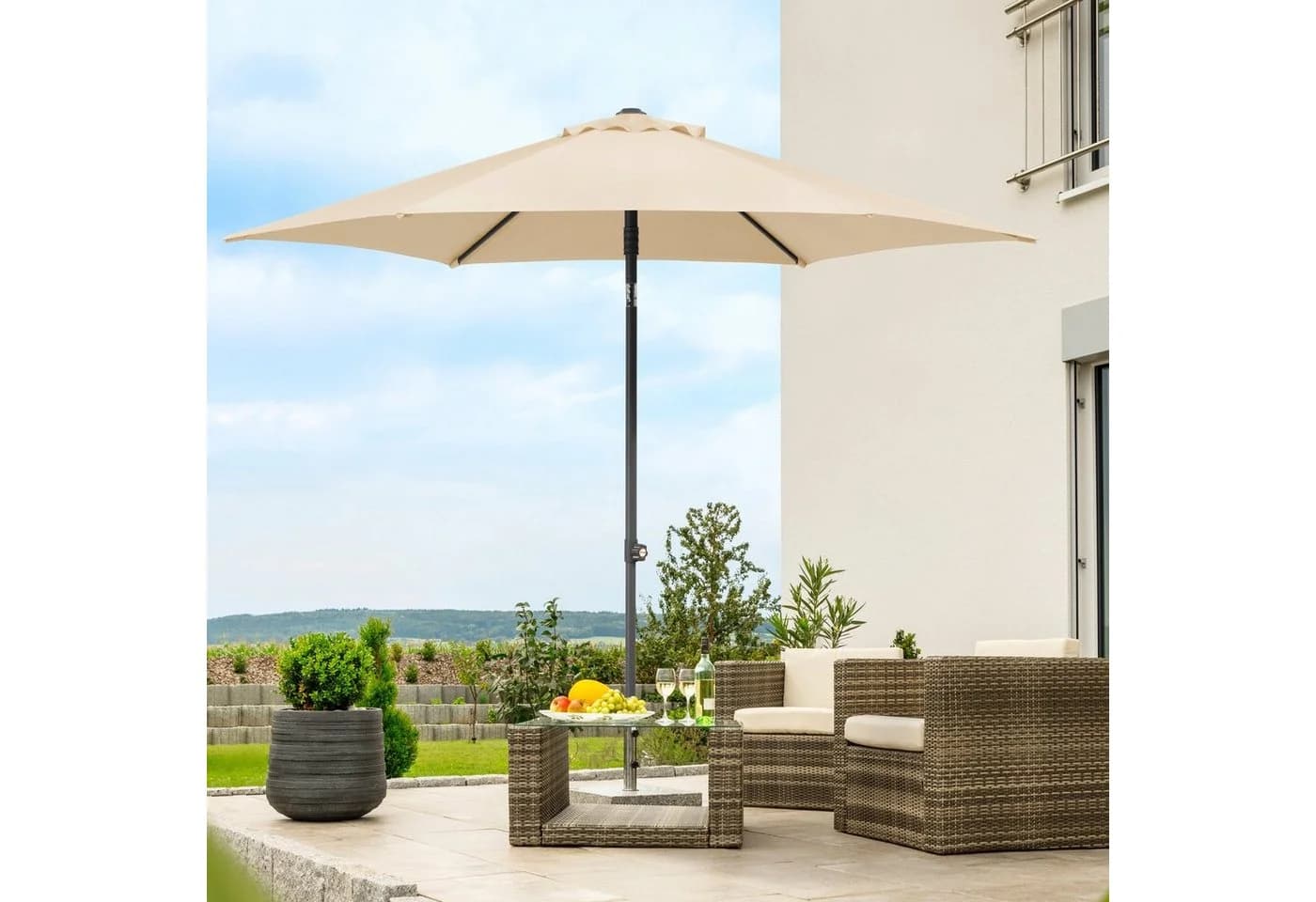 Marktschirm Schneider Schirme Sevilla Beige 270 cm - Bild 2