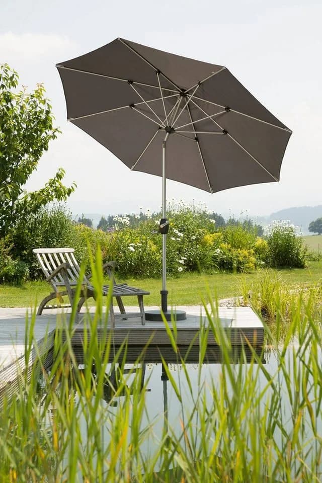 Sonnenschirm Schneider Schirme "Venedig" Grau Polyester 270 cm - Bild 2