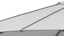 Marktschirm rund, grau/silbergrau, 350x212 cm Bild 5