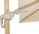 Moderner Ampelschirm aus Polyester, Aluminium und Stahl Bild 3