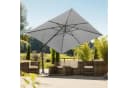 Ampelschirm SCHNEIDER SCHIRME Rhodos Twist Grau Polyester 300 cm Bild 4