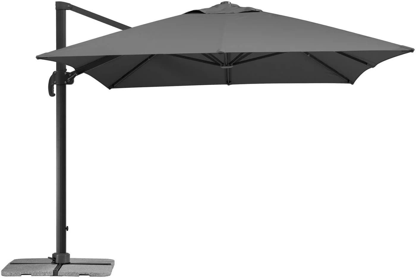 Schneider Schirme Rhodos Grande Ampelschirm Anthrazit Aluminium