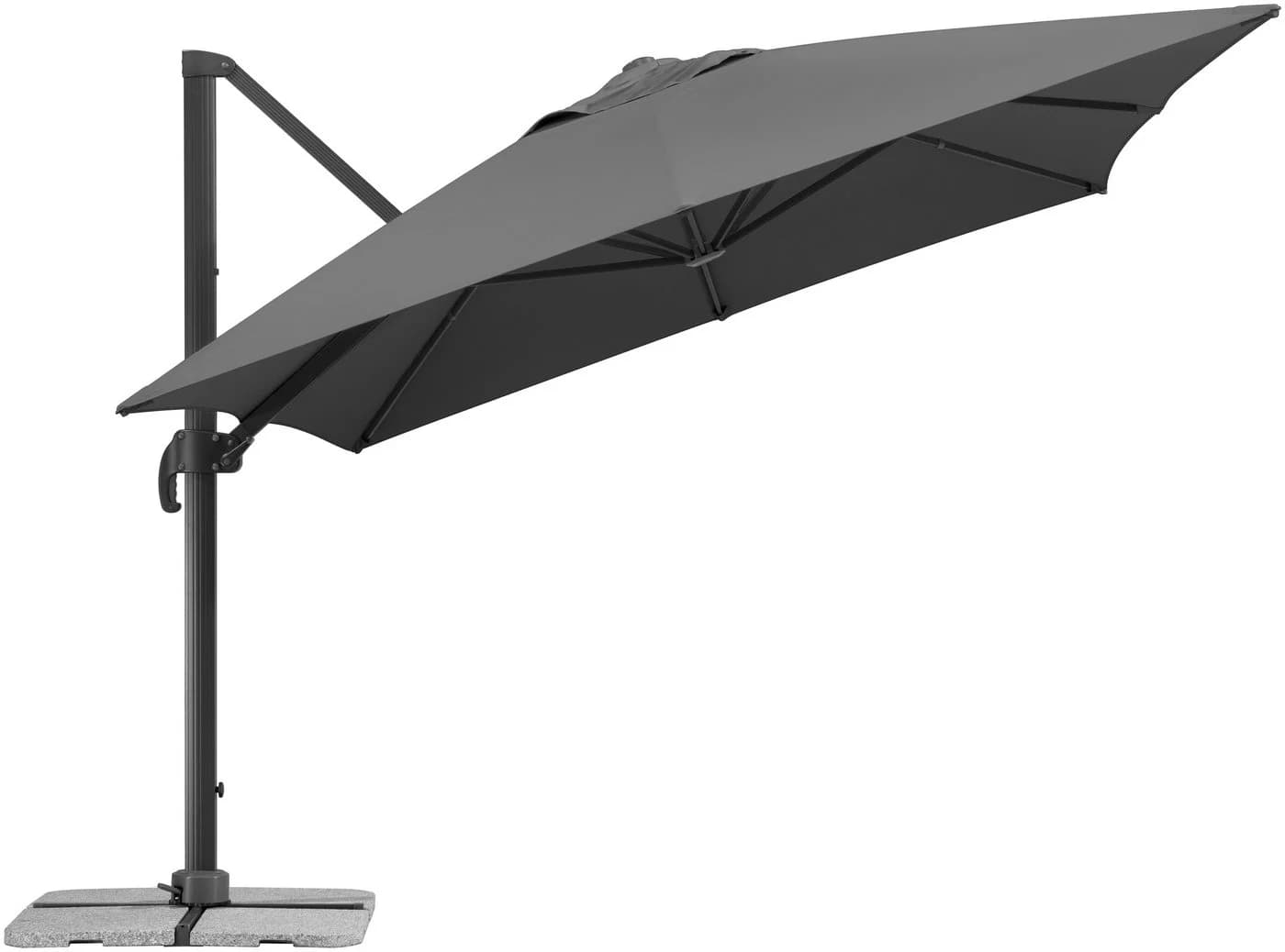 Schneider Schirme Rhodos Grande Ampelschirm Anthrazit Aluminium - Bild 4