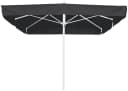 Marktschirm aus Aluminium und Polyester, quadratisch, oval-eckig, schwarz Bild 2