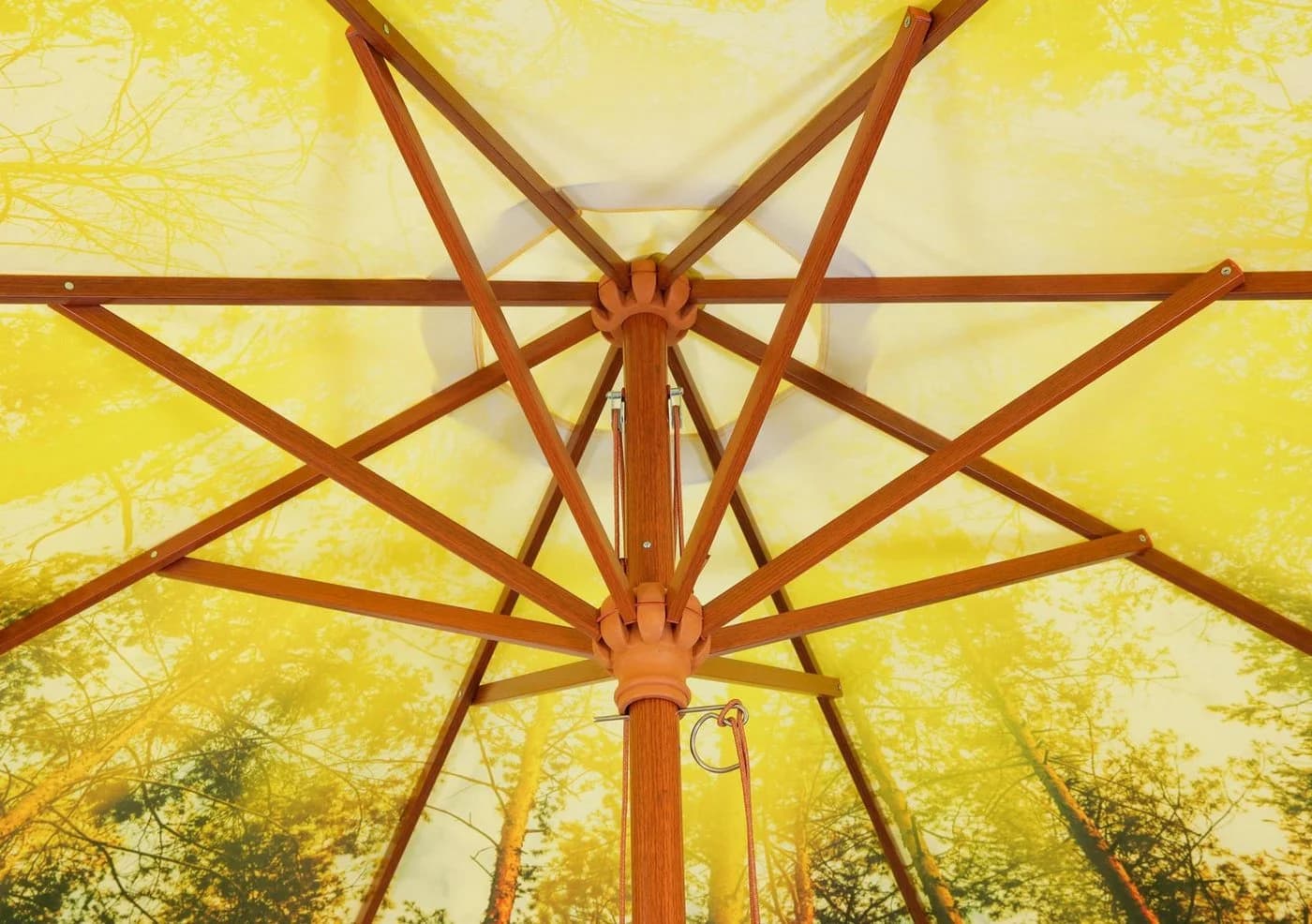 Schneider Schirme Marktschirm Malaga Forest Gelb 300 cm - Bild 4
