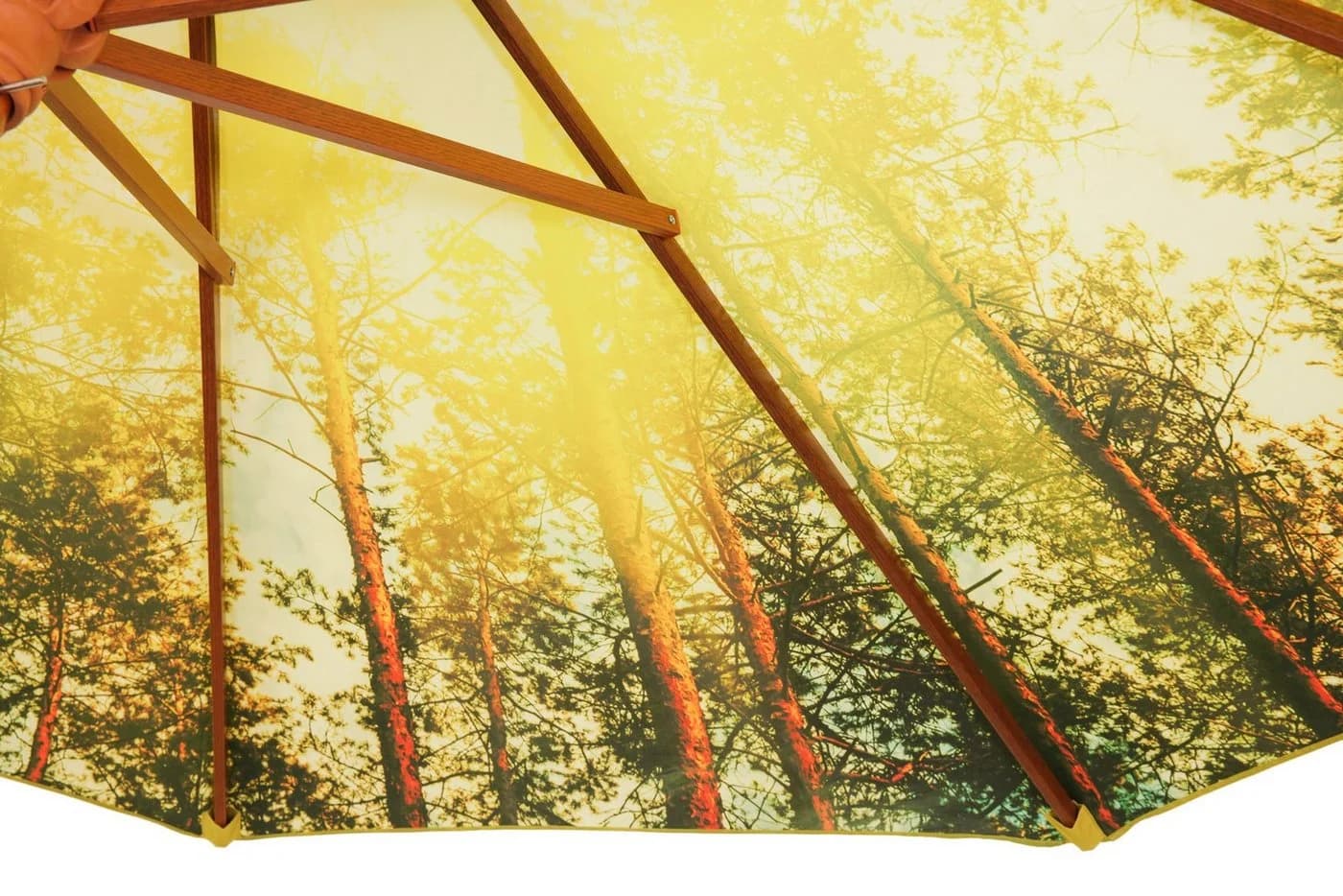 Schneider Schirme Marktschirm Malaga Forest Gelb 300 cm - Bild 5