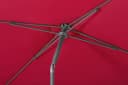 Schneider Sonnenschirm Sevilla Rechteckig Rot Push-Up Bild 4