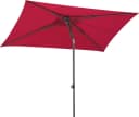 Schneider Sonnenschirm Sevilla Rechteckig Rot Push-Up Bild 5
