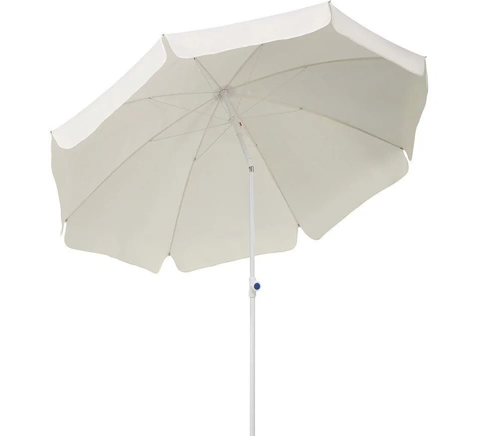 Schneider Sonnenschirm Ibiza 240 cm Beige Weiß - Bild 2