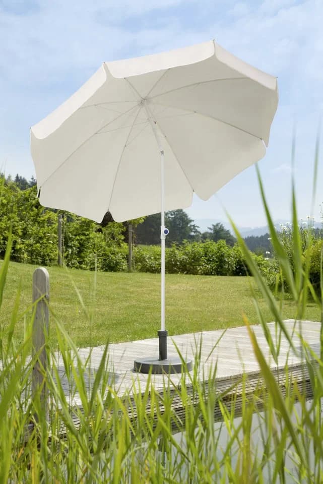 Schneider Sonnenschirm Ibiza 240 cm Beige Weiß - Bild 4