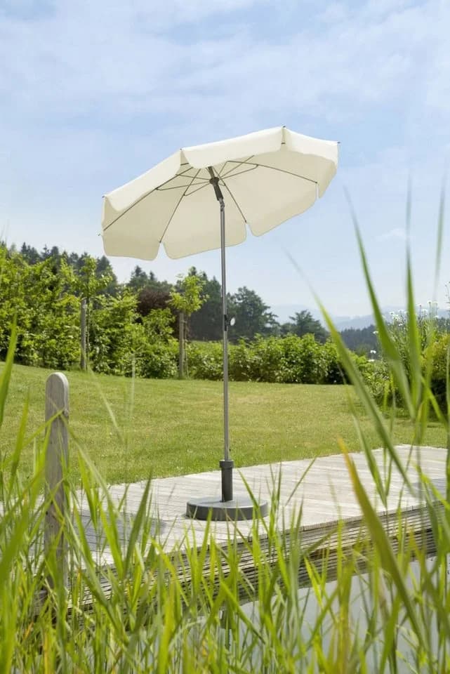 Schneider Sonnenschirm Locarno Beige 150 cm UV-Schutz