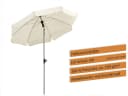 Schneider Sonnenschirm Locarno Beige 150 cm UV-Schutz Bild 5
