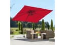 Schneider Schirme Rhodos Junior Ampelschirm Rot Quadratisch Bild 2