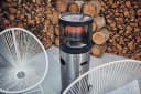 Moderner Heizstrahler aus Metall und Glas Bild 5