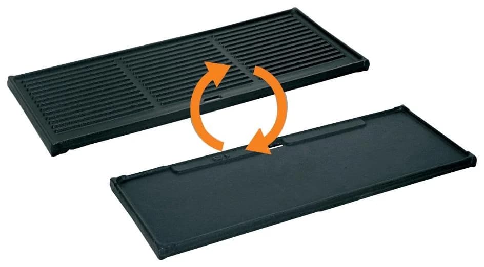 Grillplatte ENDERS Gusseisen Schwarz 20x45 cm