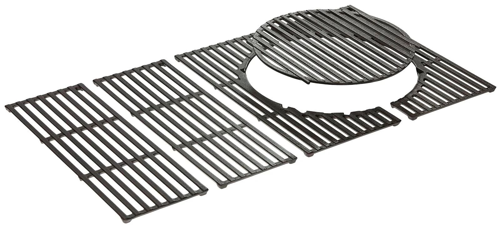 Emaillierter Gusseisen-Grillrost, Schwarz, Multifunktional