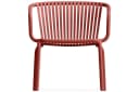 KONSIMO Gartenlounge-Set FICCARI 3-tlg. Rot Stapelbar Bild 3