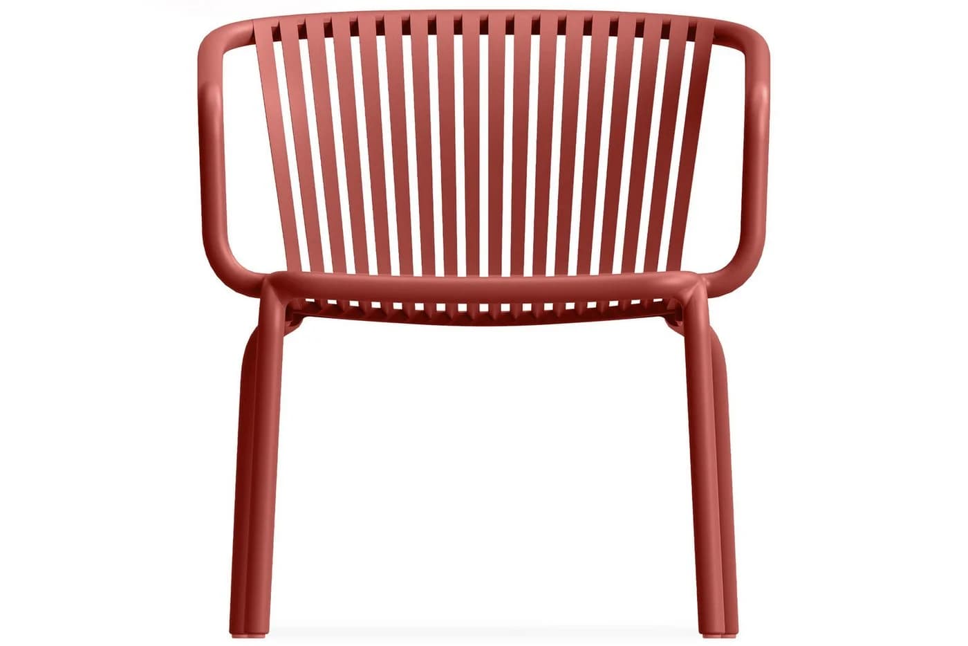 KONSIMO Gartenlounge-Set FICCARI 3-tlg. Rot Stapelbar - Bild 3