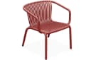 KONSIMO Gartenlounge-Set FICCARI 3-tlg. Rot Stapelbar Bild 5