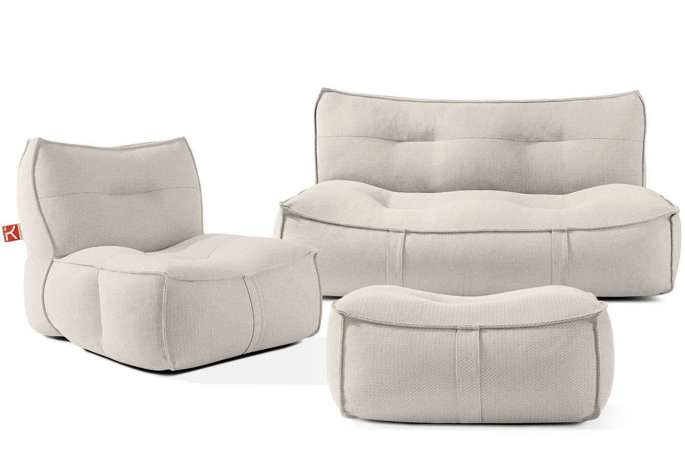 KONSIMO® Gartenlounge-Set LOVIA 3-tlg. Premiumqualität EU wetterbeständig - Bild 2