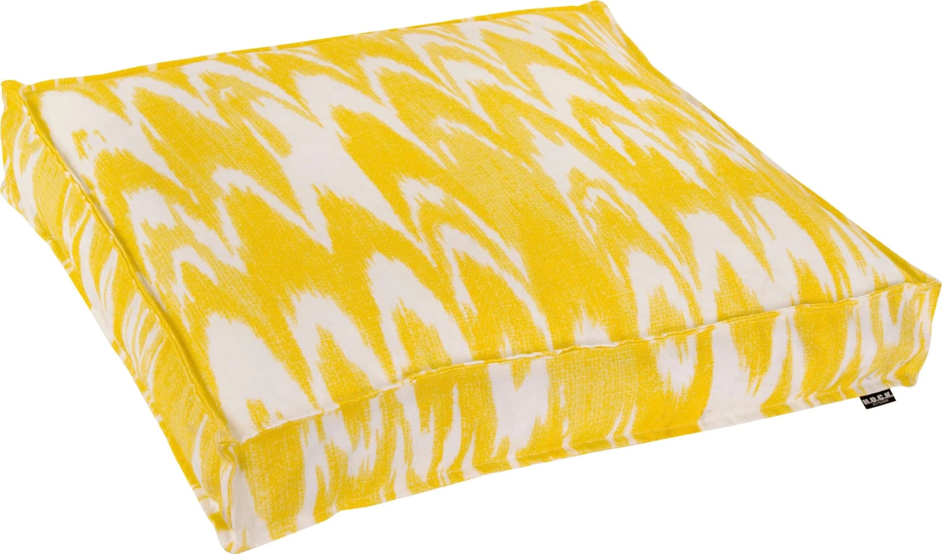 H.O.C.K. Bodenkissen Amarador Gelb Batik-Optik Outdoor