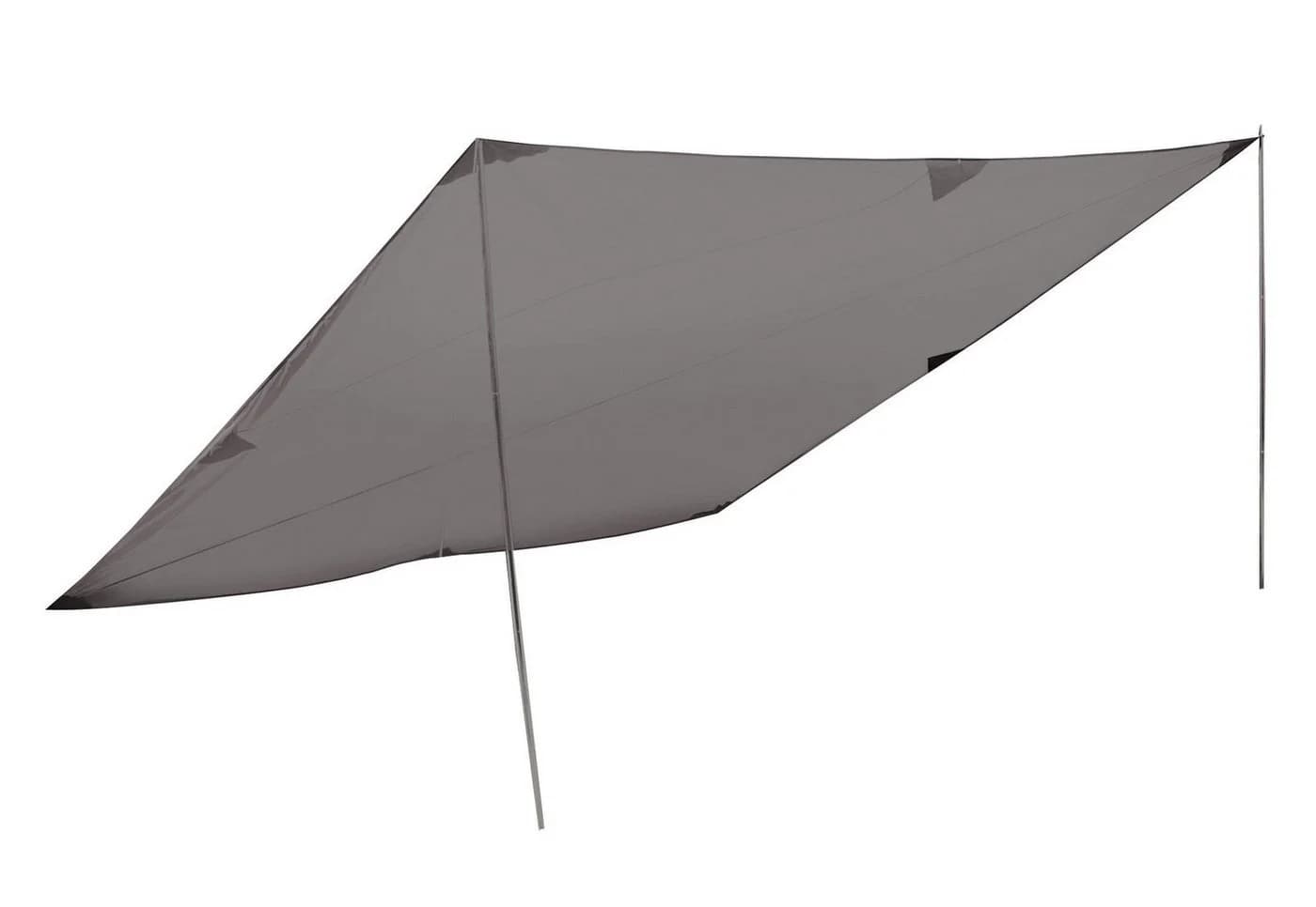 Sonnensegel HIGH PEAK Tarp Grau Polyester
