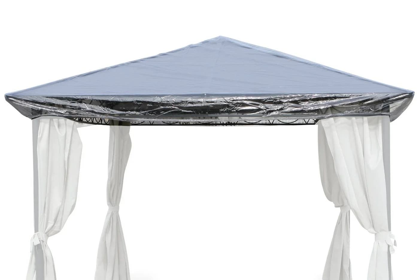 Grasekamp Pavillon Schutzhülle Transparent 3x3m PVC - Bild 2