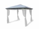 Grasekamp Pavillon Schutzhülle 3x4m Transparent PVC Bild 2
