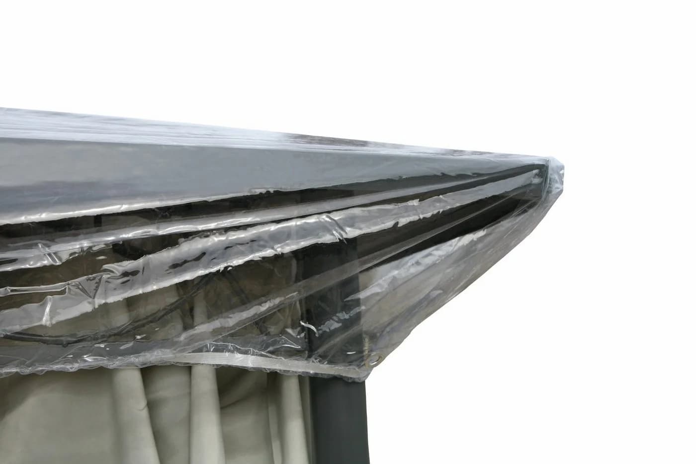 Grasekamp Pavillon Schutzhülle 3x4m Transparent PVC - Bild 4