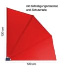 Grasekamp Balkonsichtschutz Balkonfächer Rot Bild 1