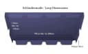 Grasekamp Ersatzdach Hollywoodschaukel Blau Universal Bild 1