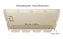 Grasekamp Ersatzdach Hollywoodschaukel Beige Universal Bild 1