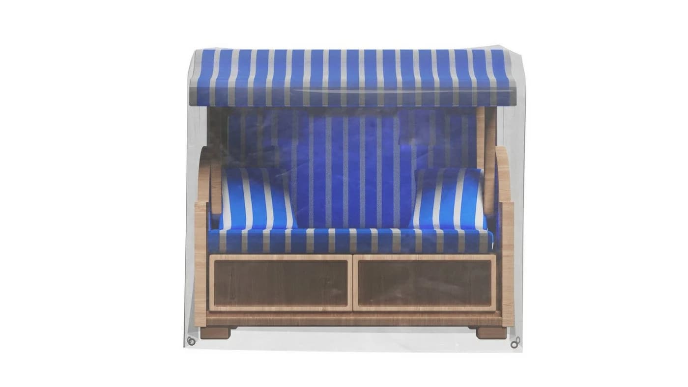 Grasekamp Strandkorb-Schutzhülle XL Transparent PVC - Bild 2