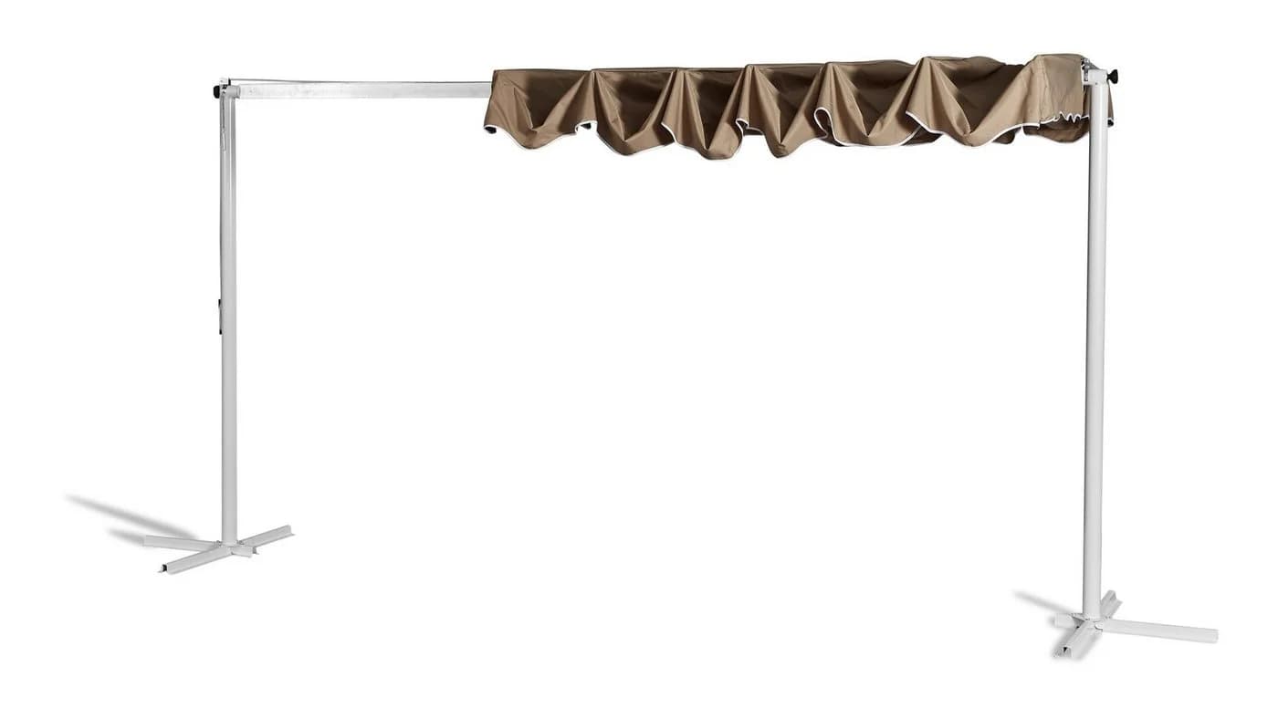 Grasekamp Standmarkise Dubai Taupe Aluminium - Bild 5