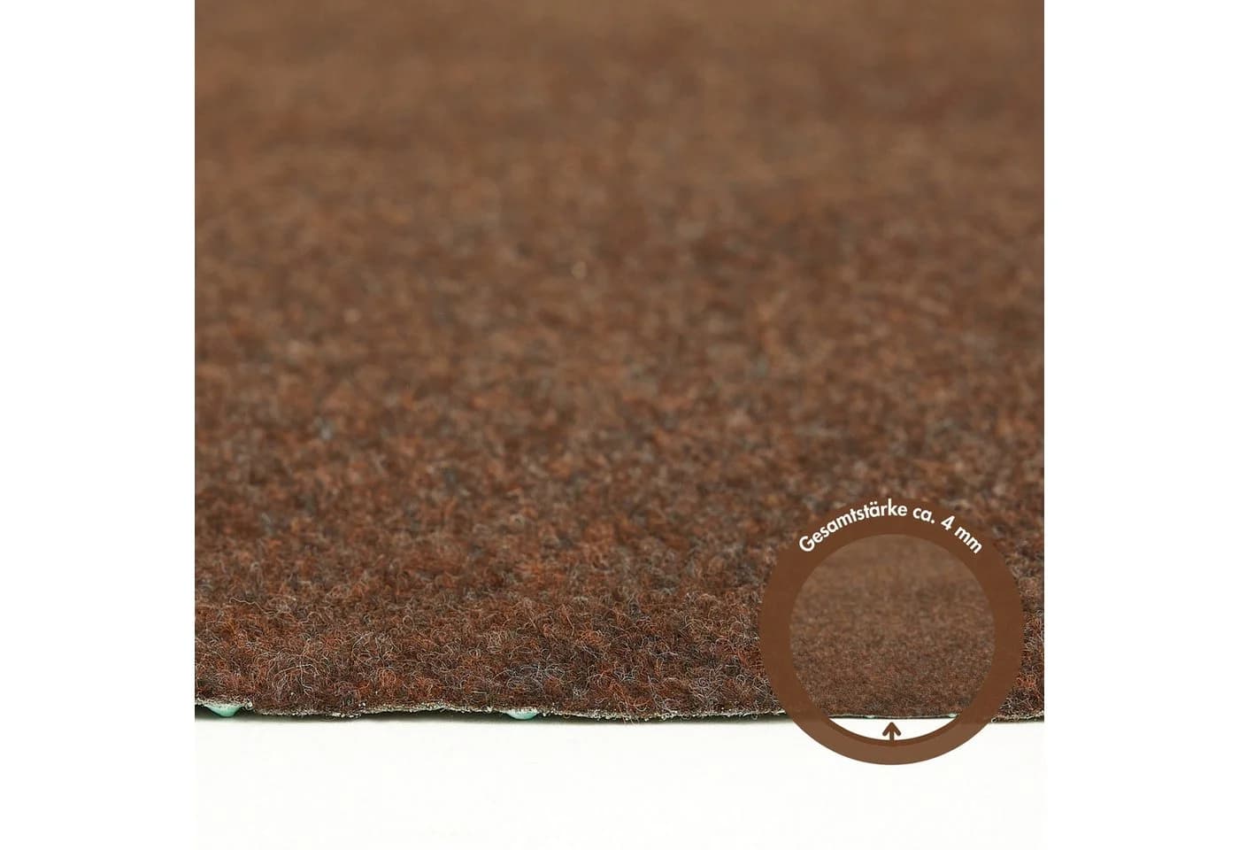 ANDIAMO Kunstrasen Field Braun Outdoor Teppich 133x400 cm - Bild 3