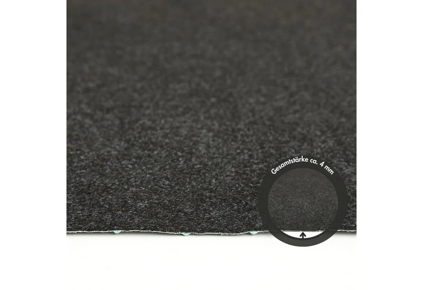 Andiamo Kunstrasen Field Anthrazit Outdoor-Teppich mit Drainage - Bild 3