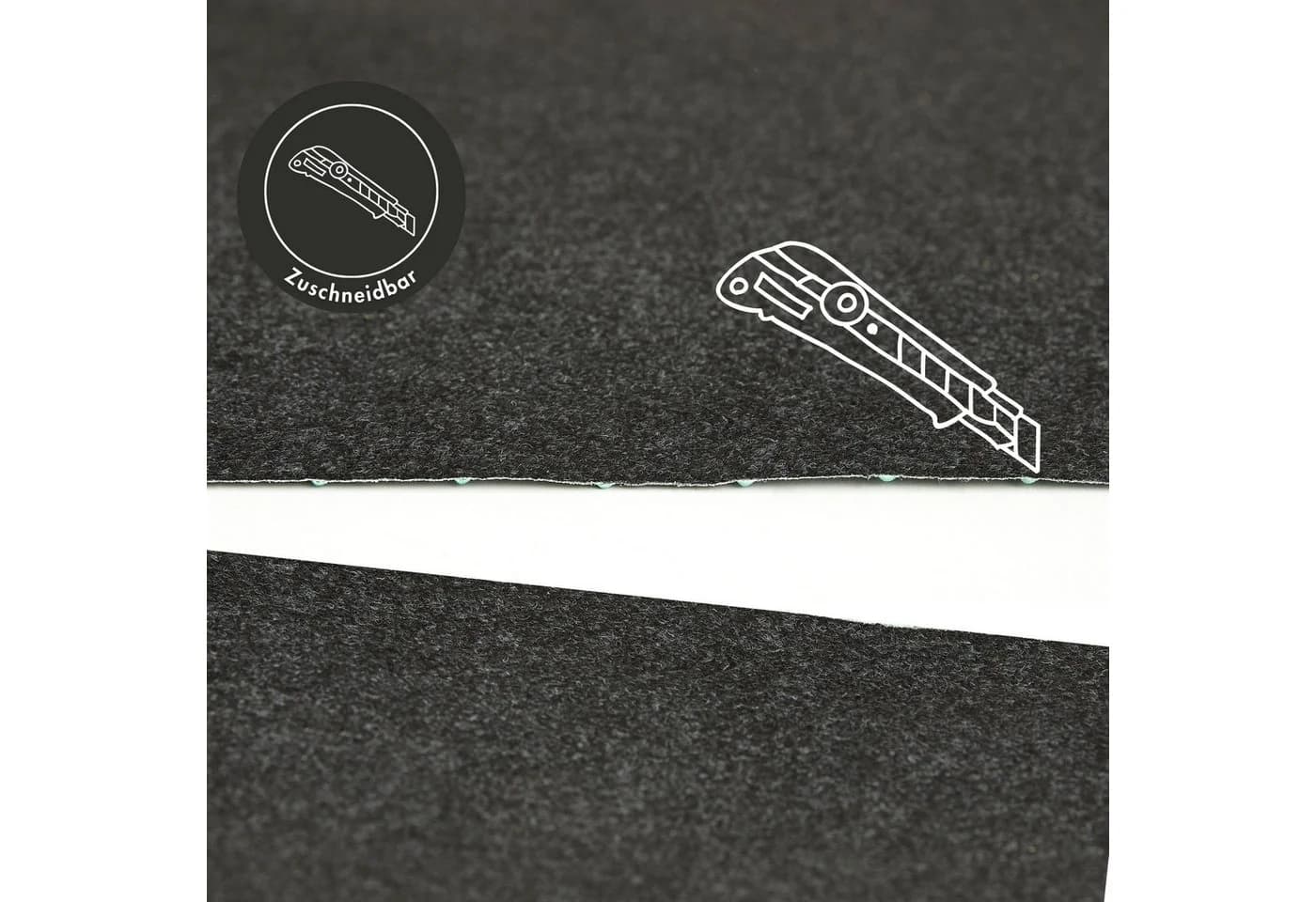 Andiamo Kunstrasen Field Anthrazit Outdoor-Teppich mit Drainage - Bild 5