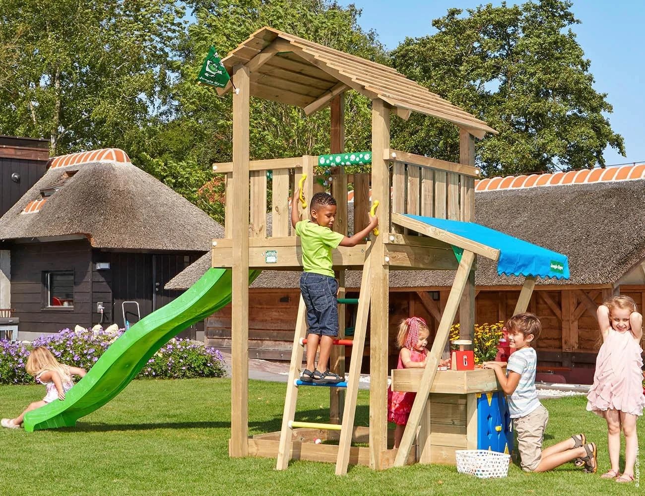 Jungle Gym Spielturm mit Kaufmannsladen Mini Market