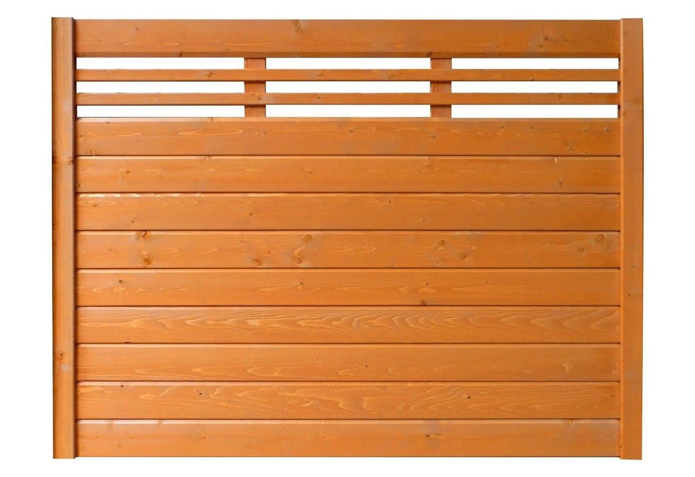 BM MASSIVHOLZ Sichtschutzelement EA5Y-F1X 2 Braun Kirschbaumfarben - Bild 2