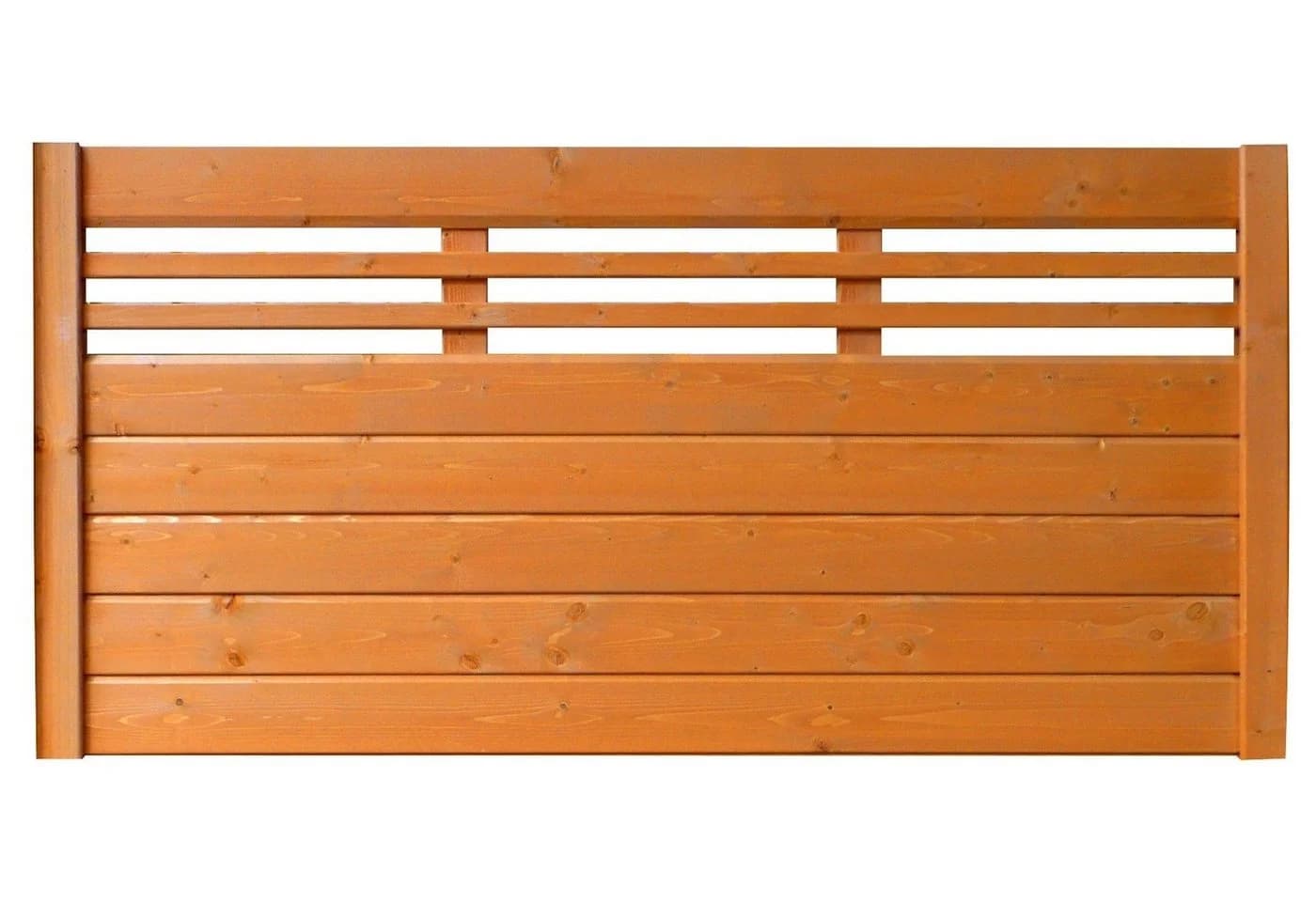 Sichtschutzelement BM MASSIVHOLZ EA5Y-F1X 2 Braun Holzwerkstoff 180x90 cm - Bild 2