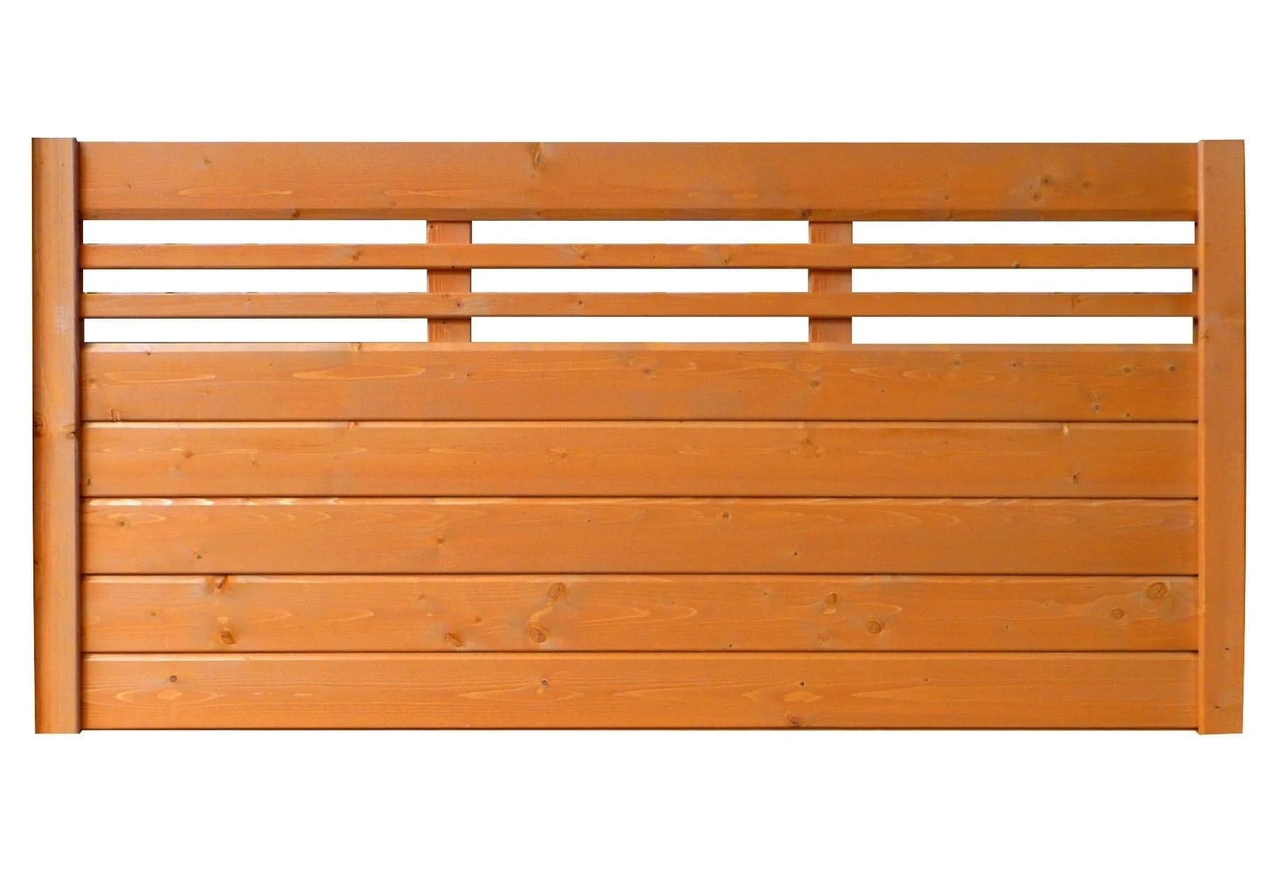 Sichtschutzelement BM MASSIVHOLZ EA5Y-F1X 2 Braun Holzwerkstoff 180x90 cm - Bild 3